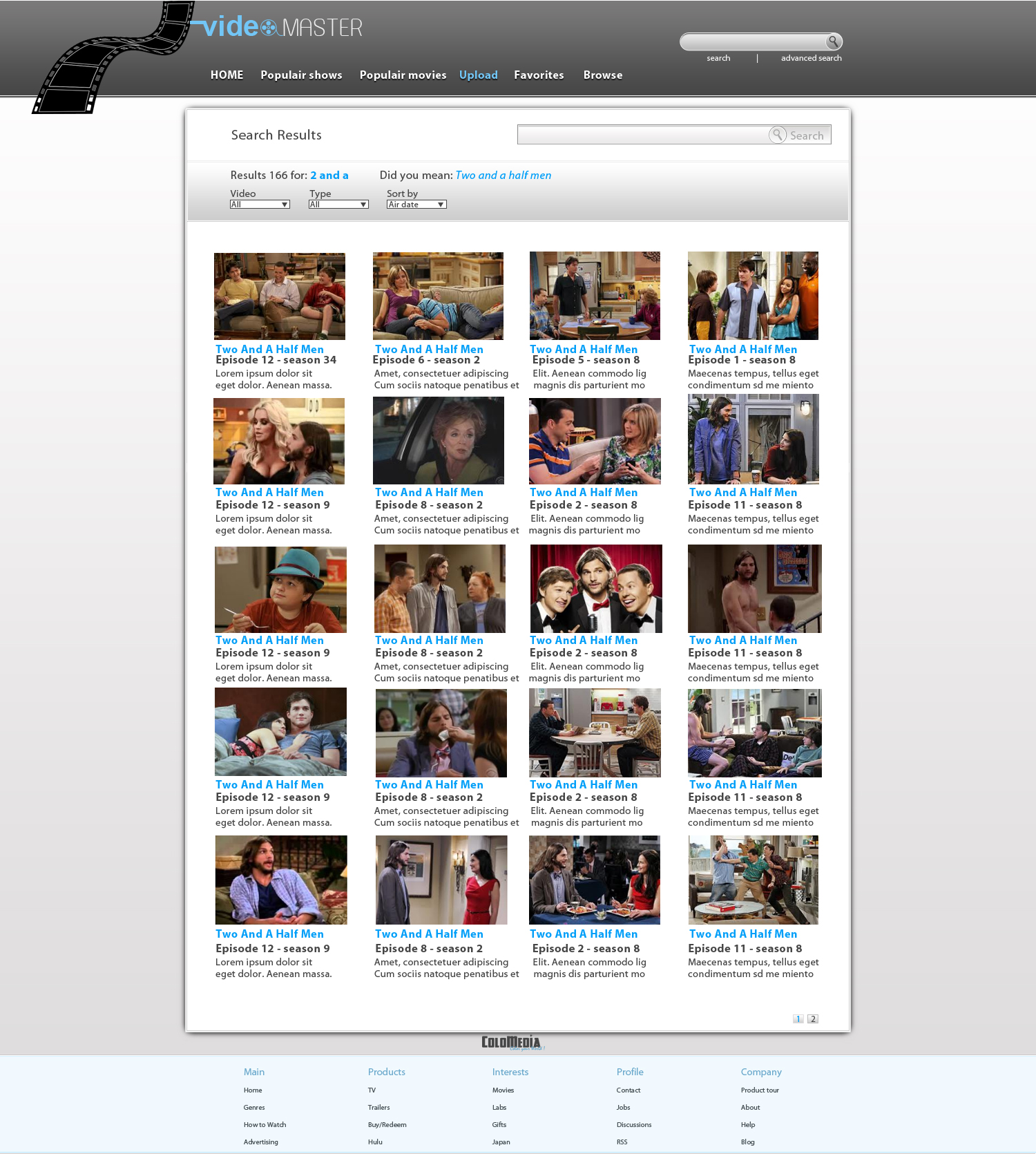 VideoMaster-SearchResult